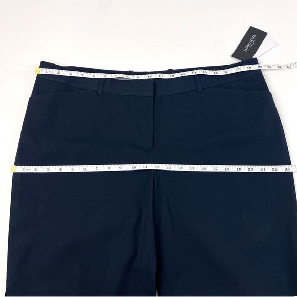 New Lafayette 148 New York Navy Blue Shorts Size 16 - Picture 6 of 6